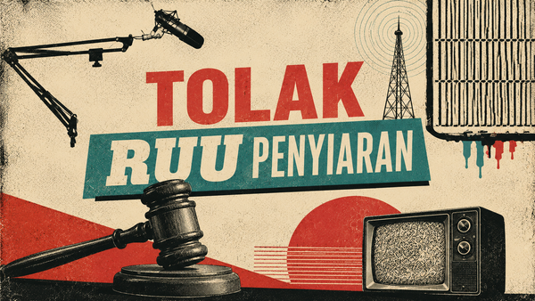 Ilustrasi Tolak RUU Penyiaran